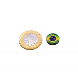 Cartela imã para quadro magnético - Bandeira do Brasil